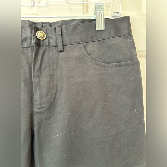 Lace-Up Leg Black Pants, Custom made by designer Kevin Howard, Size Small - Picture 2 of 9